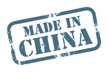 Made in China stamp clipart