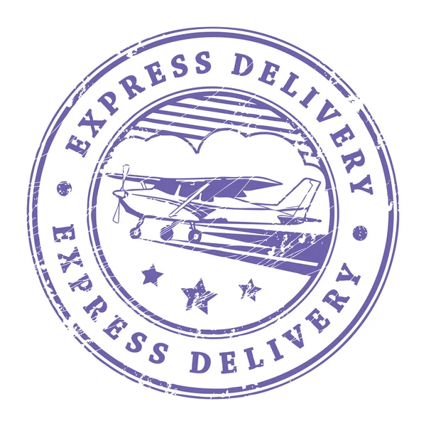 Express delivery stamp — Stock Vector
