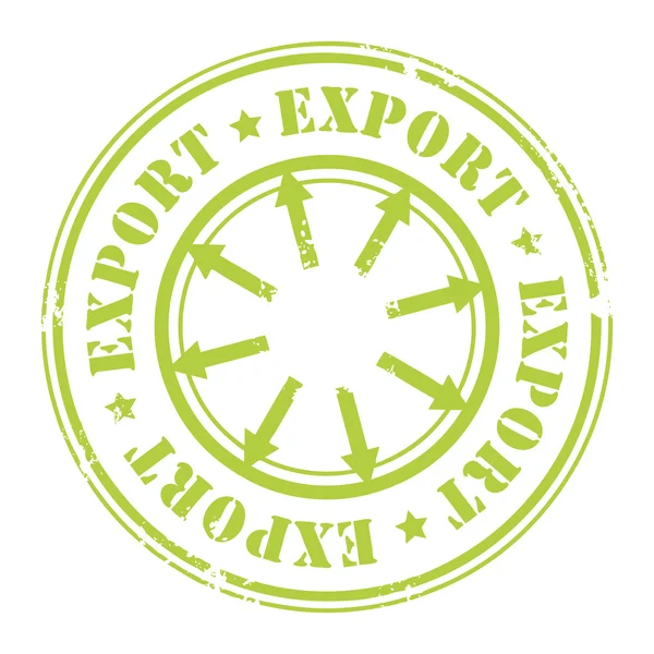 Sello de exportación — Vector de stock