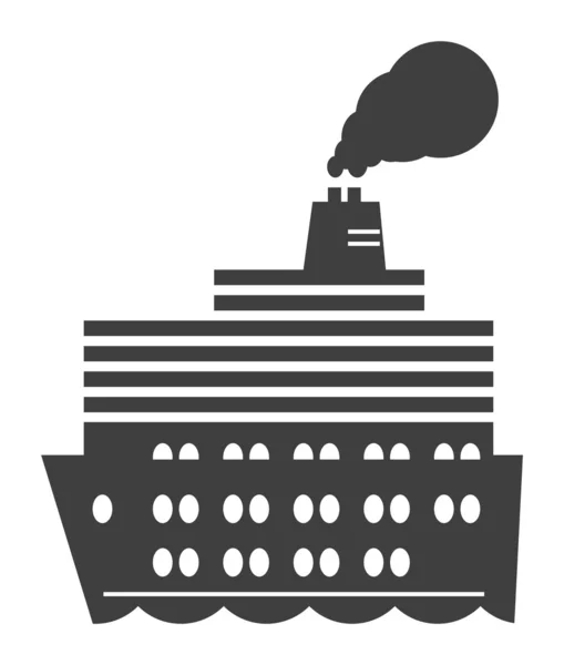 Kreuzfahrtschiff — Stockvektor