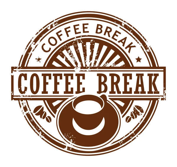 Кофе-брейк — стоковый вектор