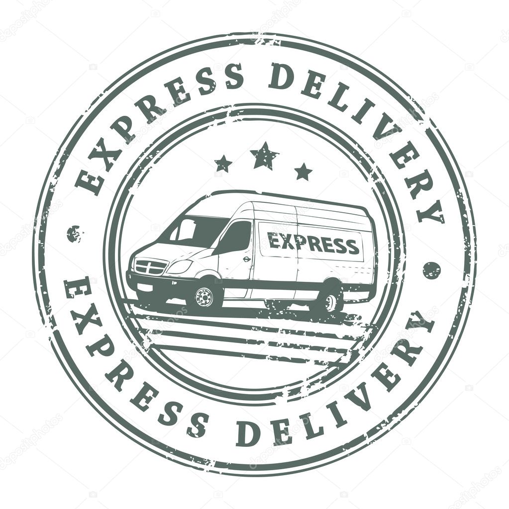 Express delivery stamp