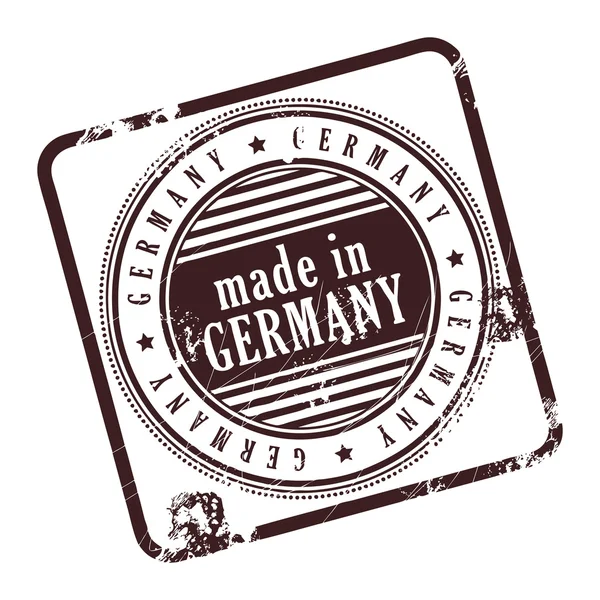 Timbre fabriqué en Allemagne — Image vectorielle