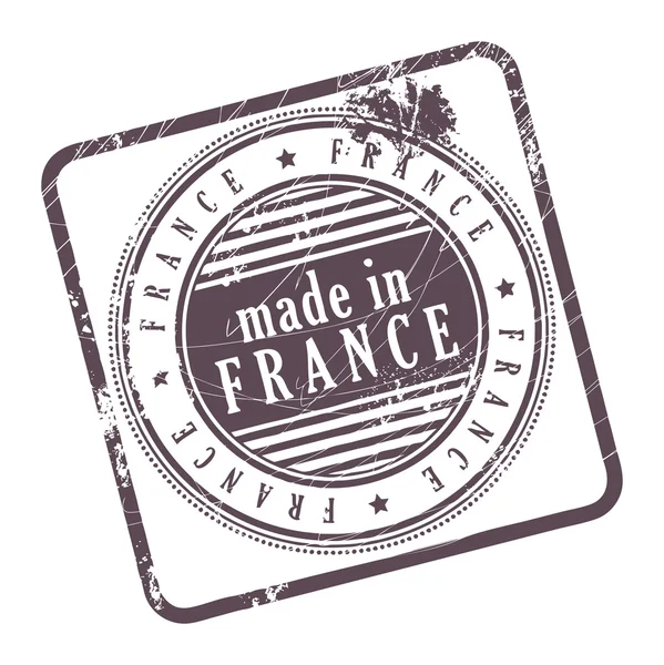 Selo fabricado na França — Vetor de Stock