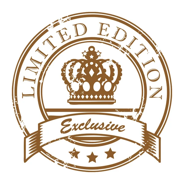 Limited edition - exclusieve stempel — Stockvector