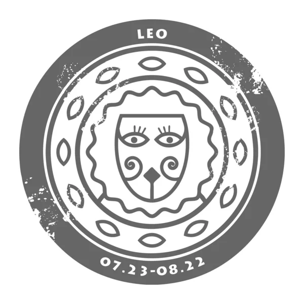 Лев Зодиак — стоковый вектор