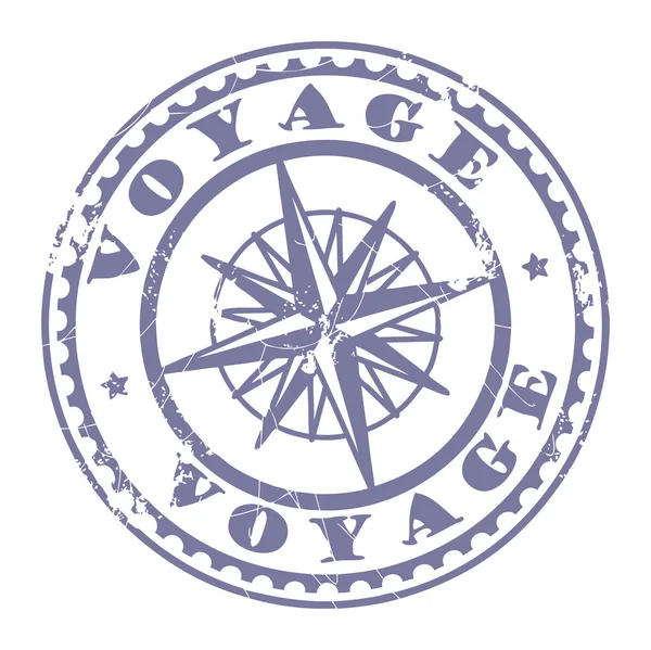 Voyage stämpel — Stock vektor