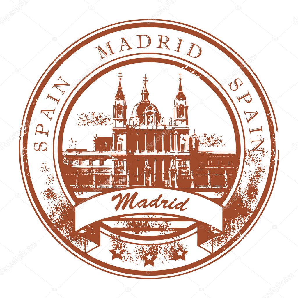 Madrid, Spain stamp