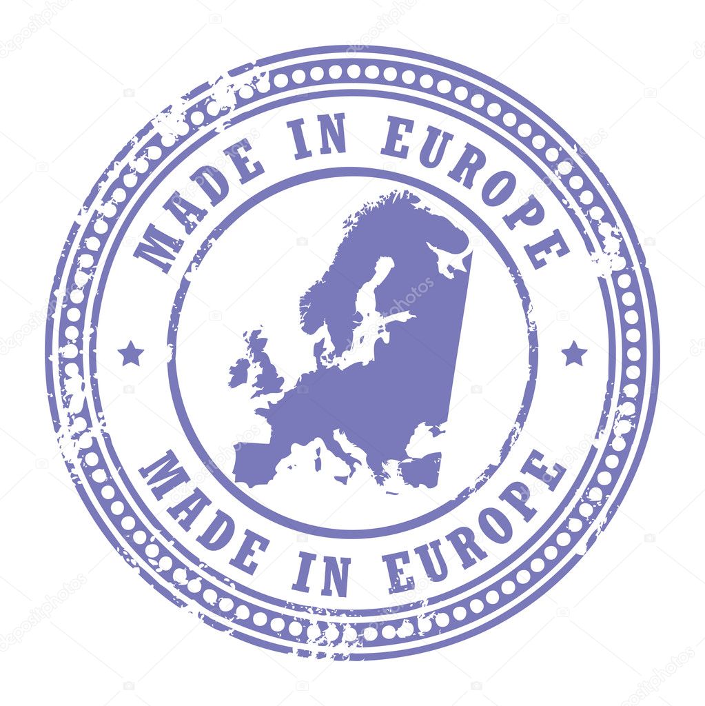 Made in Europe stamp Stock Vector by ©_fla 11740499