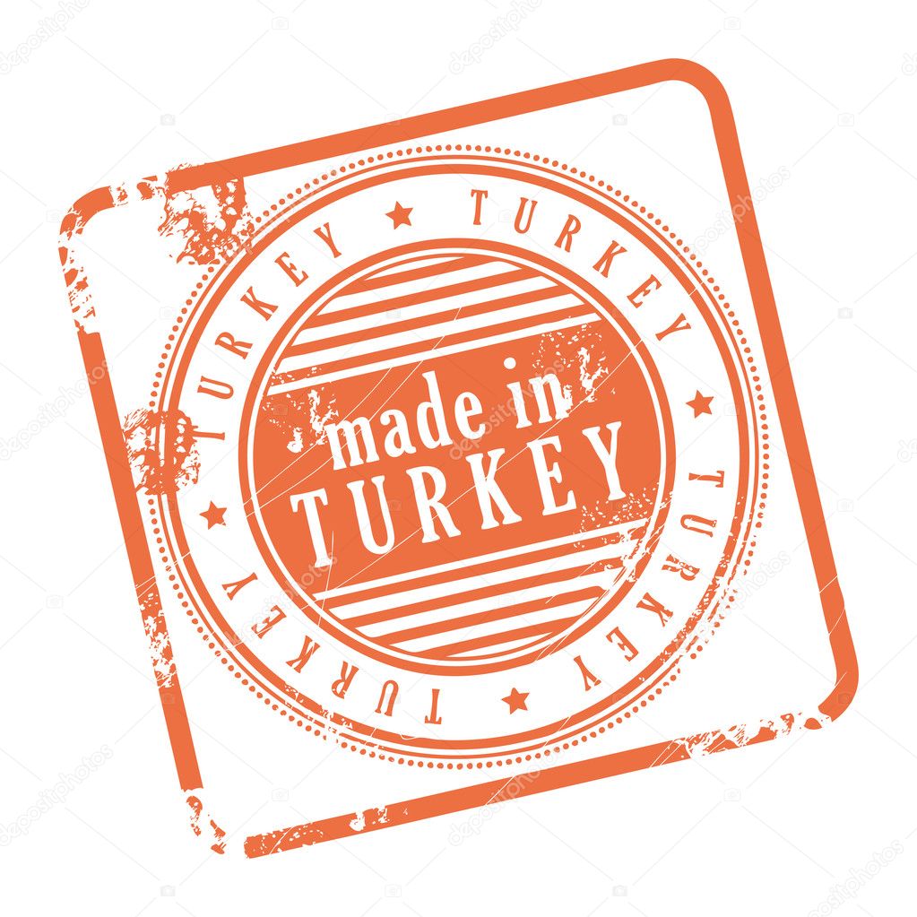 Stamp made in Turkey