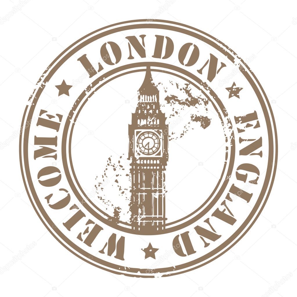 London, England stamp