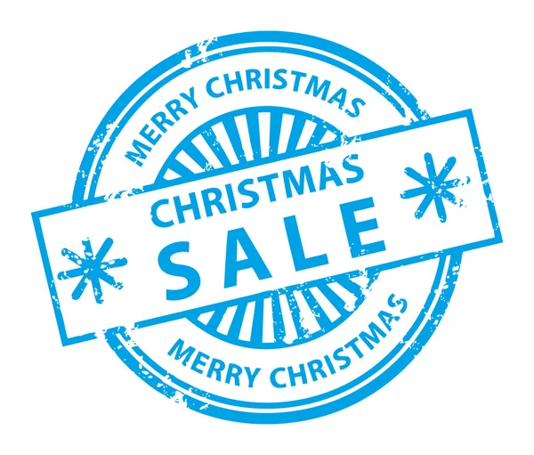 Christmas Sale stamp — Stock Vector