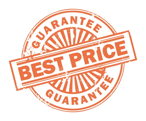 Best price guarantee stamp — Stock Vector