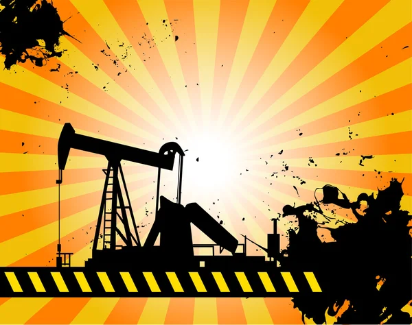 Αφηρημένο αντλία πετρελαίου — Διανυσματικό Αρχείο