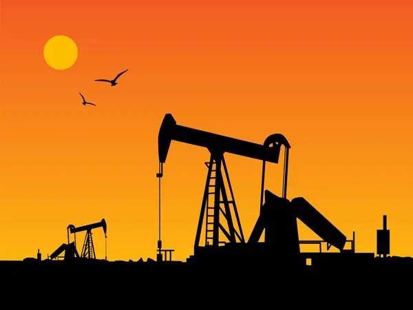 Pompa olejowa — Wektor stockowy