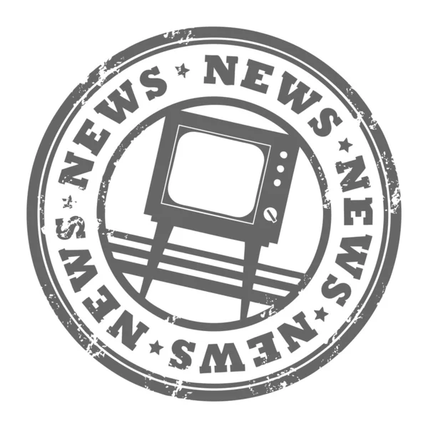 ニュース スタンプ — ストックベクタ
