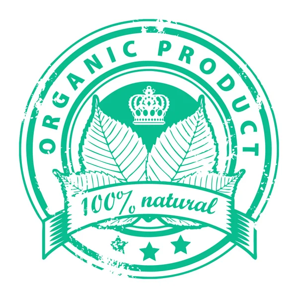 Organic product stamp — Stock Vector