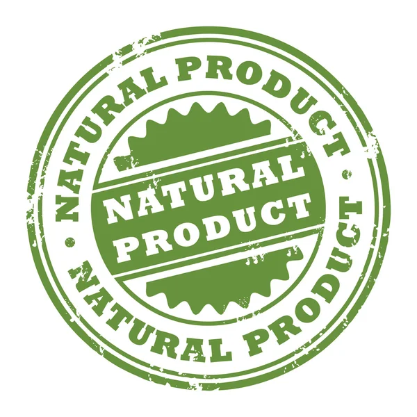 Natuurproduct stempel — Stockvector