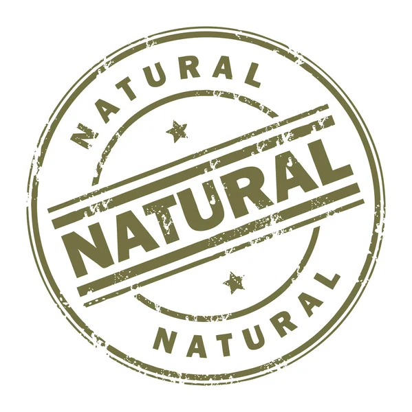 Natural stamp — Stock Vector