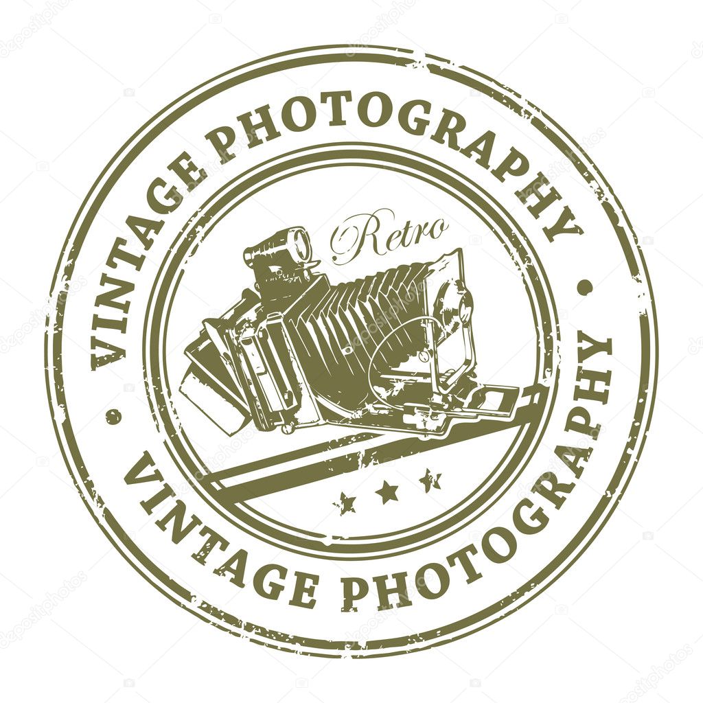 Vintage Photography stamp