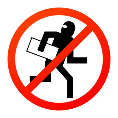 No thief sign clipart