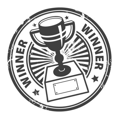 Winner stamp clipart