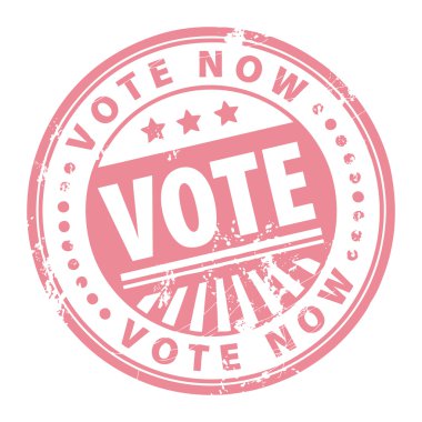 Vote stamp clipart