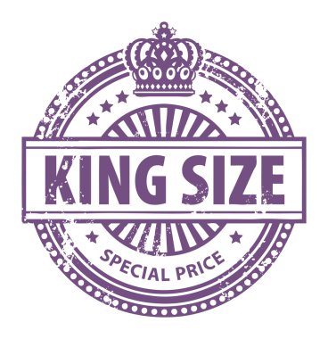 King Size stamp clipart