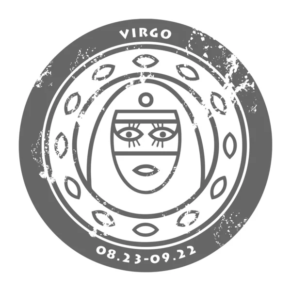 Virgo Zodiak - Stok Vektor