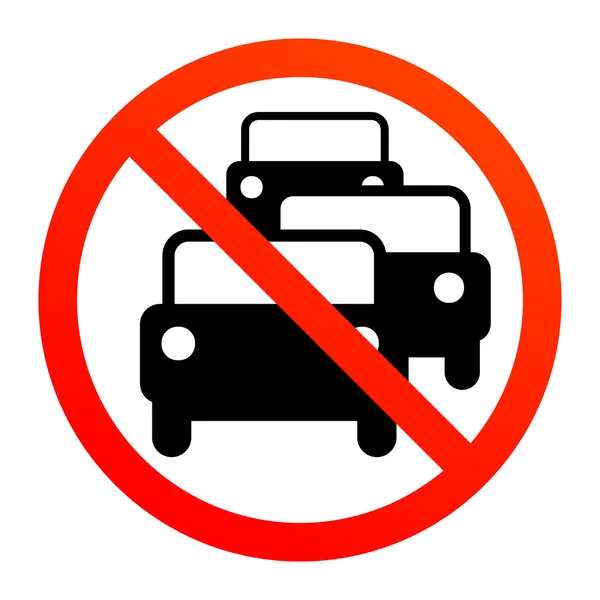 Pas d'embouteillage — Image vectorielle