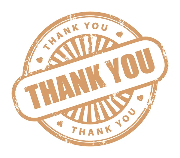 Thank you stamp — Stock Vector