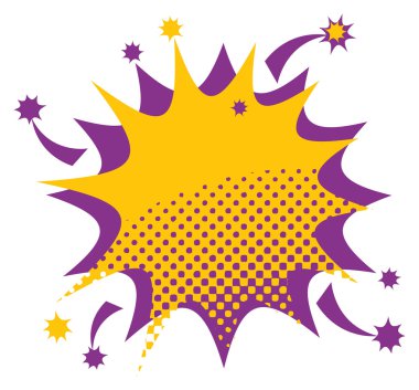 Abstract star burst clipart