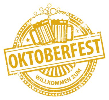 Oktoberfest stamp clipart