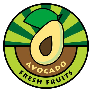 Fruit label clipart