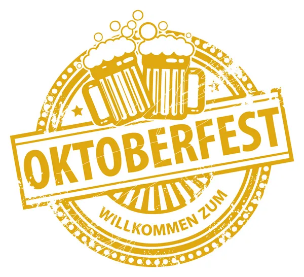 Oktoberfest-Marke — Stockvektor