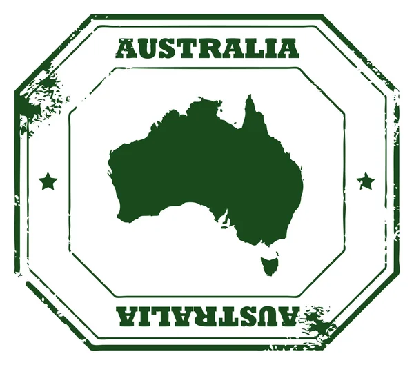 Sello Australia — Vector de stock