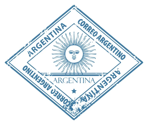 Argentinische Briefmarke — Stockvektor