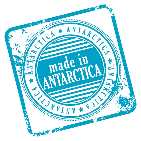Gemaakt in antarctica — Stockvector