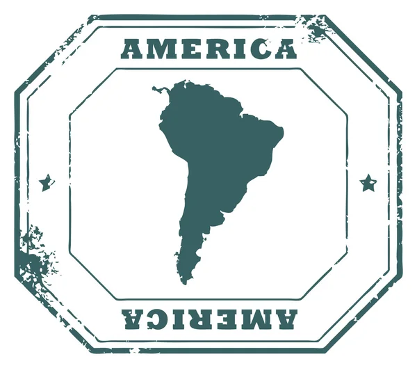 America stamp — Stock Vector