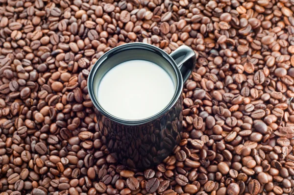 Cup of milk Stock Photo