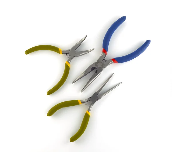 Tools - Green and blue pliers — Stock Photo, Image