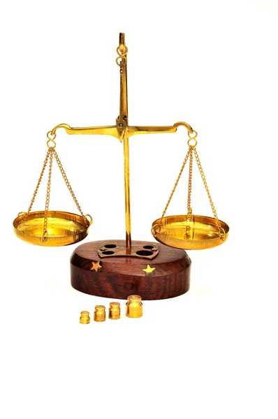 平衡，体重秤法 — 图库照片