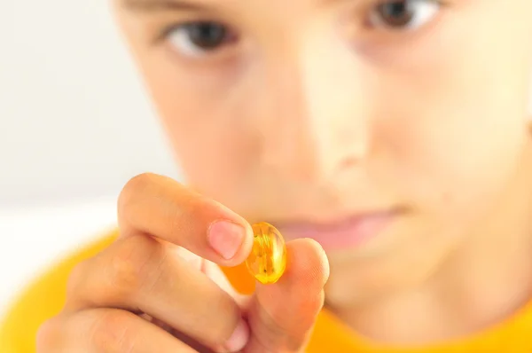 stock image Hand with pills to use medicine