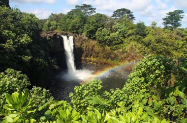 Rainbow Falls (Big Island, Hawaii) clipart