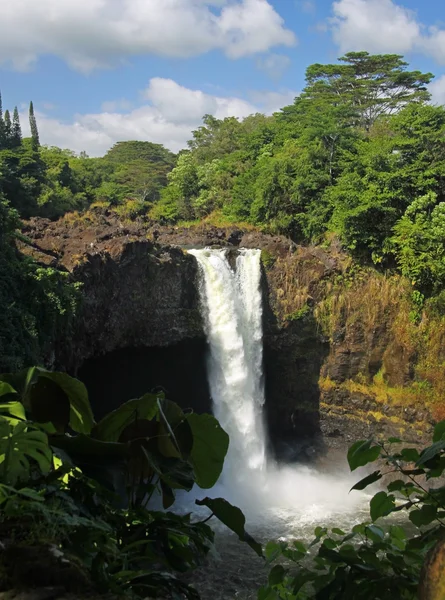 Rainbow falls (velký ostrov Havaj) 03 — Stock fotografie