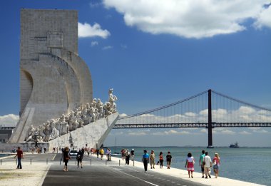The Monument to the Discoveries in Lisbon (Portugal) clipart