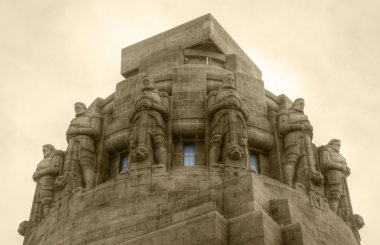 anıt voelkerschlachtdenkmal Leipzig (saxony, Almanya)