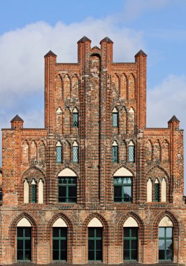 eski bir levha içinde greifswald (mecklenburg-vorpommern, Almanya)