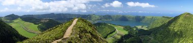 lagoa de canario (sao miguel, Azor Adaları yakınlarında bakış açısı)