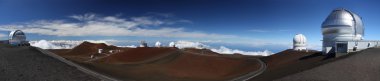Observatories at Mauna Kea (Hawaii) clipart